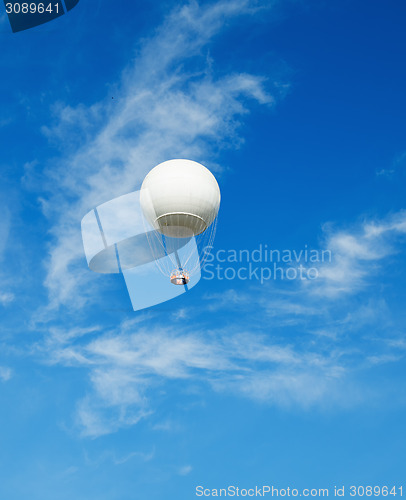 Image of The big balloon on a background of the blue sky