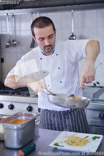 Image of chef preparing food