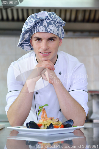 Image of chef preparing food