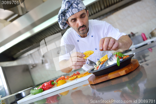 Image of chef preparing food