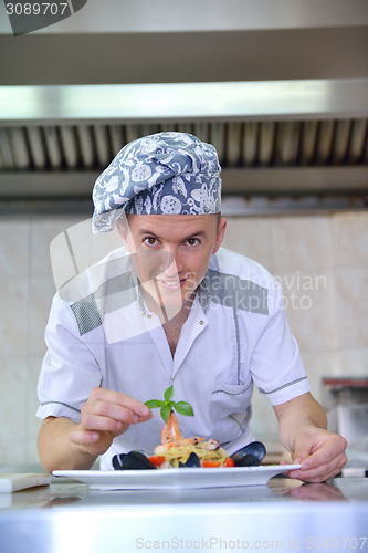 Image of chef preparing food