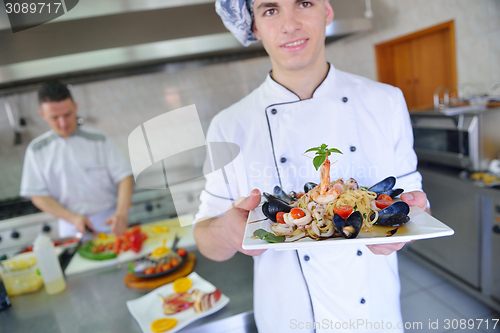 Image of chef preparing food