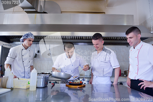 Image of chef preparing food