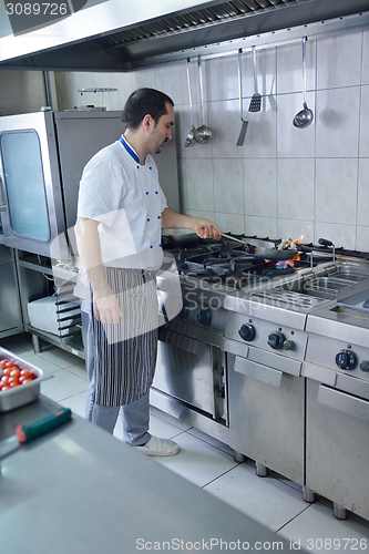 Image of chef preparing food