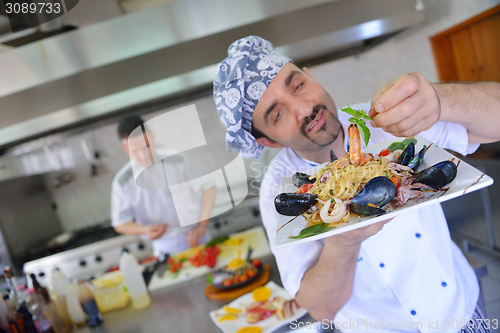 Image of chef preparing food