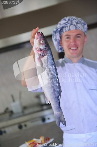 Image of chef preparing food