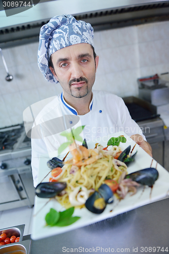 Image of chef preparing food