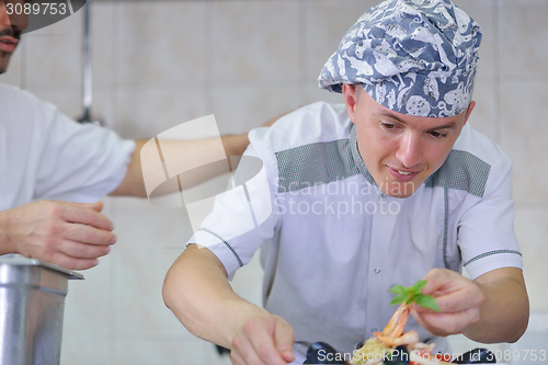 Image of chef preparing food