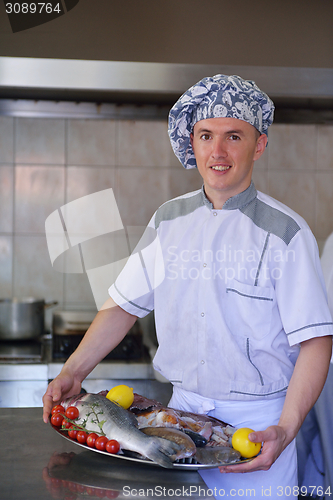 Image of chef preparing food