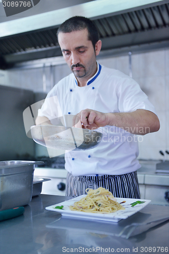 Image of chef preparing food