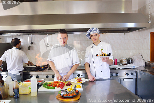 Image of chef preparing food