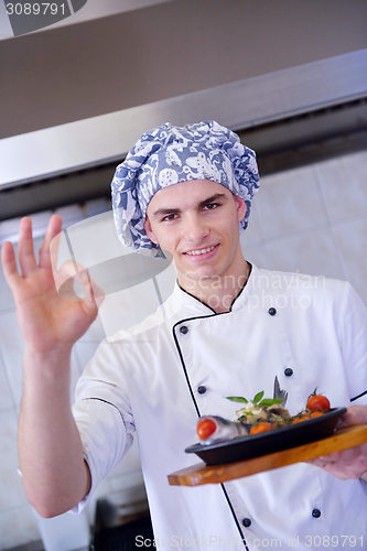 Image of chef preparing food