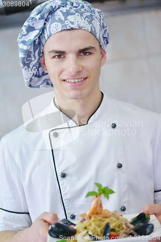 Image of chef preparing food