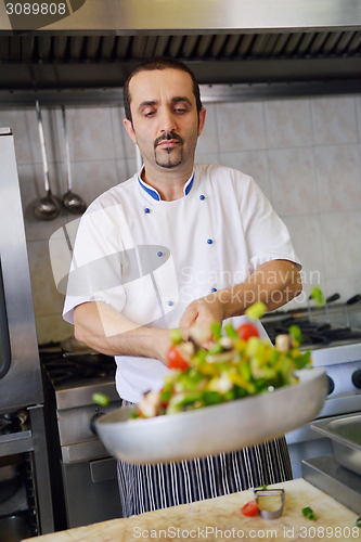 Image of chef preparing food