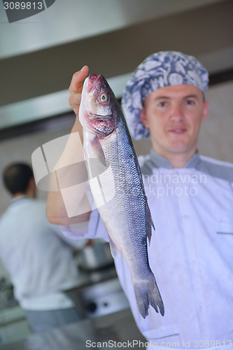 Image of chef preparing food