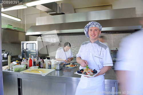 Image of chef preparing food