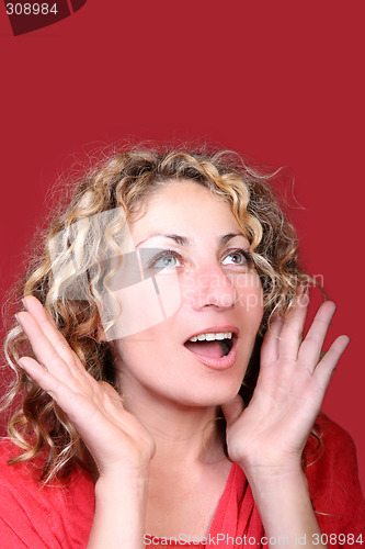 Image of Surprised woman