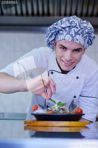 Image of chef preparing food