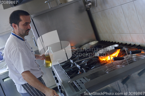 Image of chef preparing food