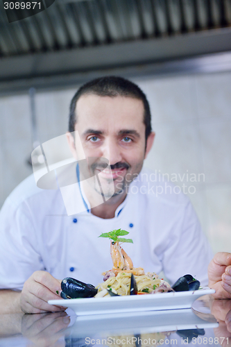 Image of chef preparing food