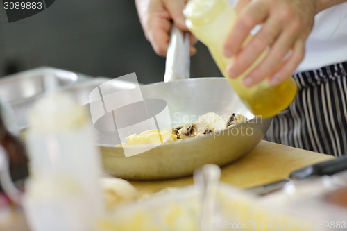 Image of chef preparing food