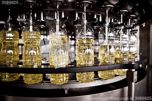 Image of Factory for the production of edible oils. Shallow DOFF.