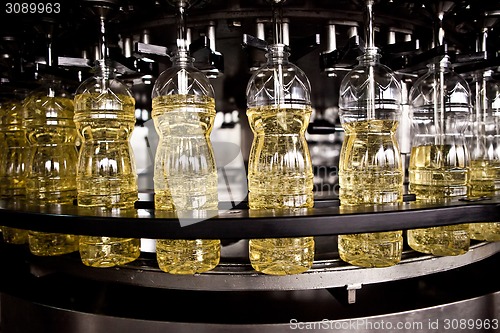 Image of Factory for the production of edible oils. Shallow DOFF.