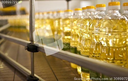Image of Factory for the production of edible oils. Shallow DOFF.