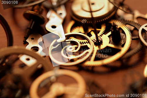 Image of Small parts of clock