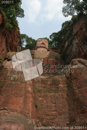 Image of Grand Buddha statue in Leshan, China