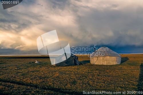 Image of Yurts in Kyrgyzstan