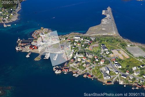 Image of Reine harbor in Norway