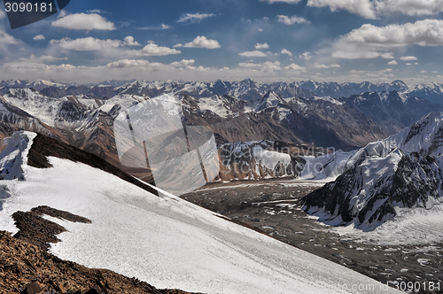 Image of Mountain peaks in Tajikistan