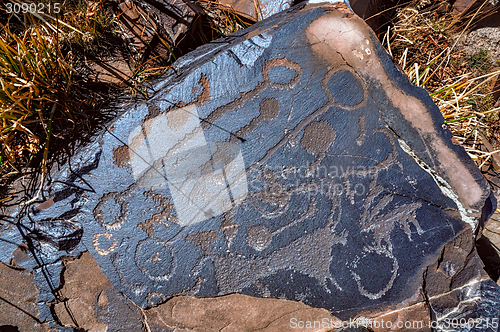 Image of Ancient petroglyphs