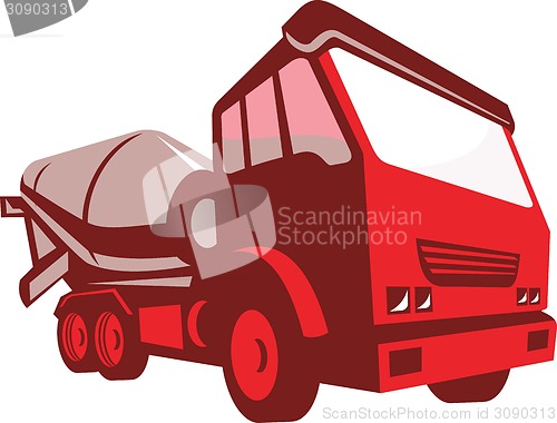 Image of Cement Truck Lorry Retro Style