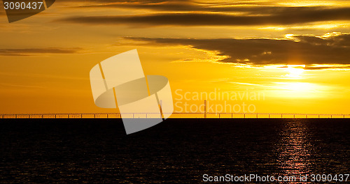 Image of Sunset over Öresund