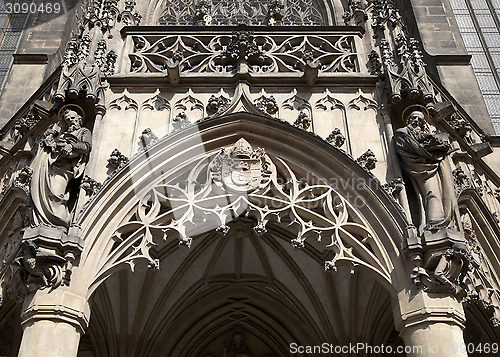 Image of Doorway of St. Peter and Paul Cathedral in Brno