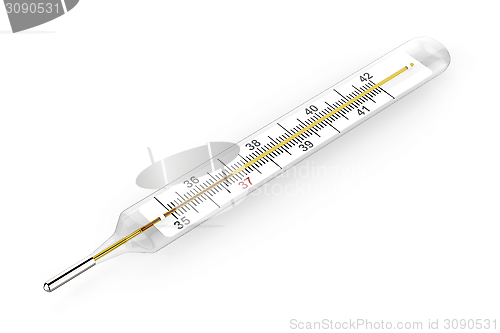 Image of Mercury thermometer