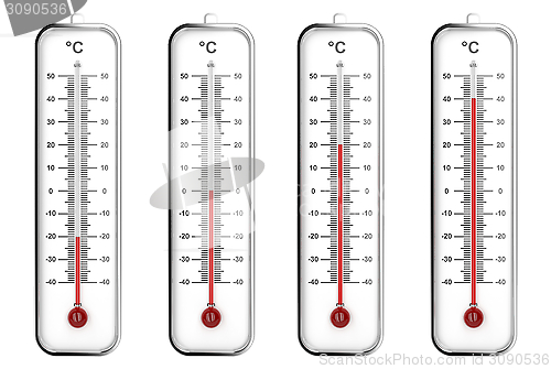 Image of Indoor thermometers in Celsius scale