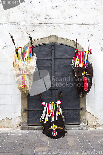 Image of Three carnival mask