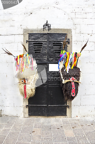 Image of Two carnival mask