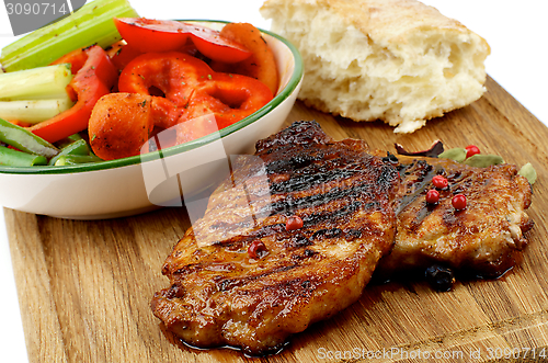 Image of Roasted Steaks and Vegetables