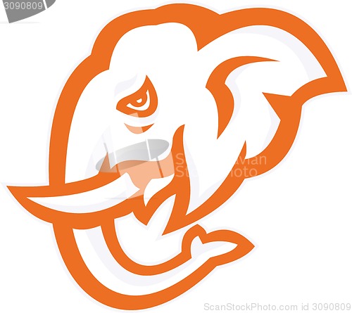 Image of Elephant Head Side Retro