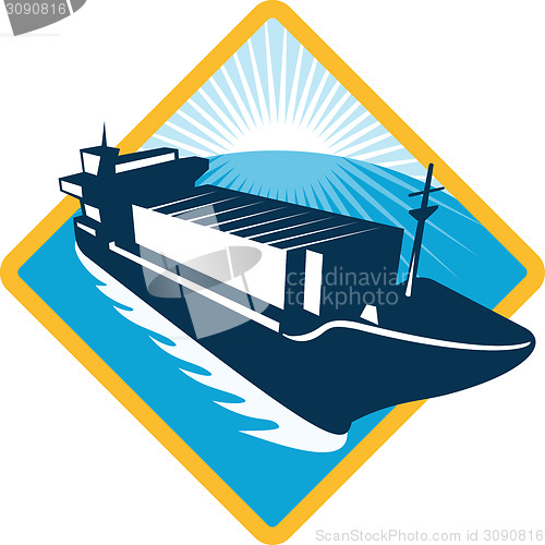 Image of Container Ship Diamond Retro