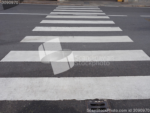 Image of Zebra crossing sign