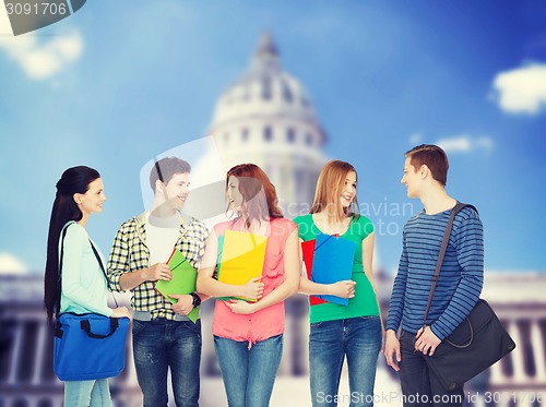 Image of group of smiling students standing