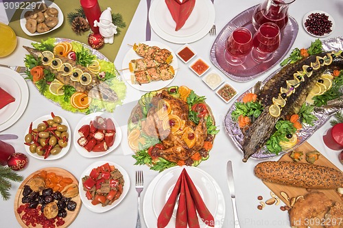 Image of traditional festive food
