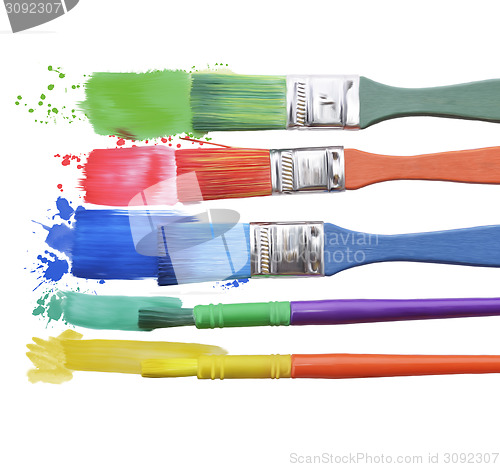 Image of Paints And Brushes 