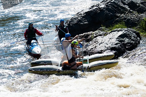 Image of Water sportsmen in threshold