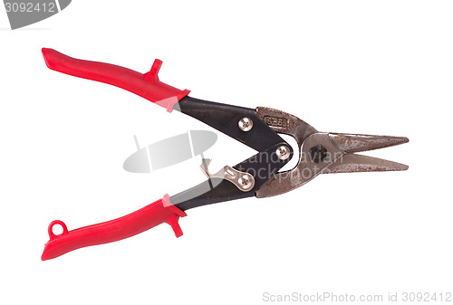 Image of Heavy duty scissors isolated on white background